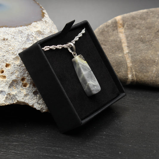 Scottish Skye Marble Pendant - Handmade