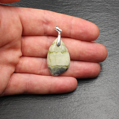 Scottish Skye Marble Pendant - Handmade
