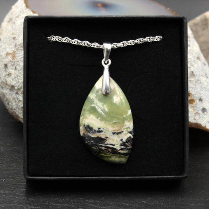 Scottish Skye Marble Pendant - Handmade