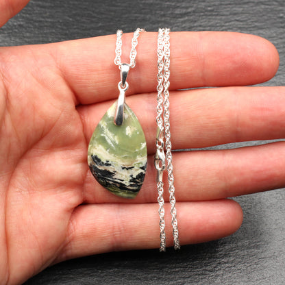 Scottish Skye Marble Pendant - Handmade