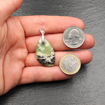 Scottish Skye Marble Pendant - Handmade