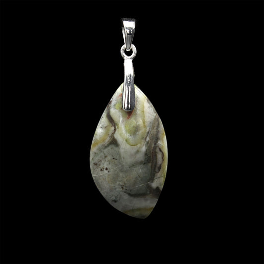 Scottish Skye Marble Pendant - Handmade
