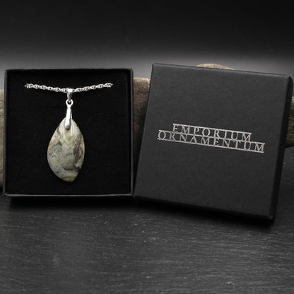 Scottish Skye Marble Pendant - Handmade