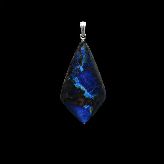 Finnish Spectrolite Pendant - Handmade in Germany