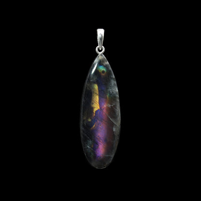 Finnish Purple Spectrolite Pendant - Handmade in Germany