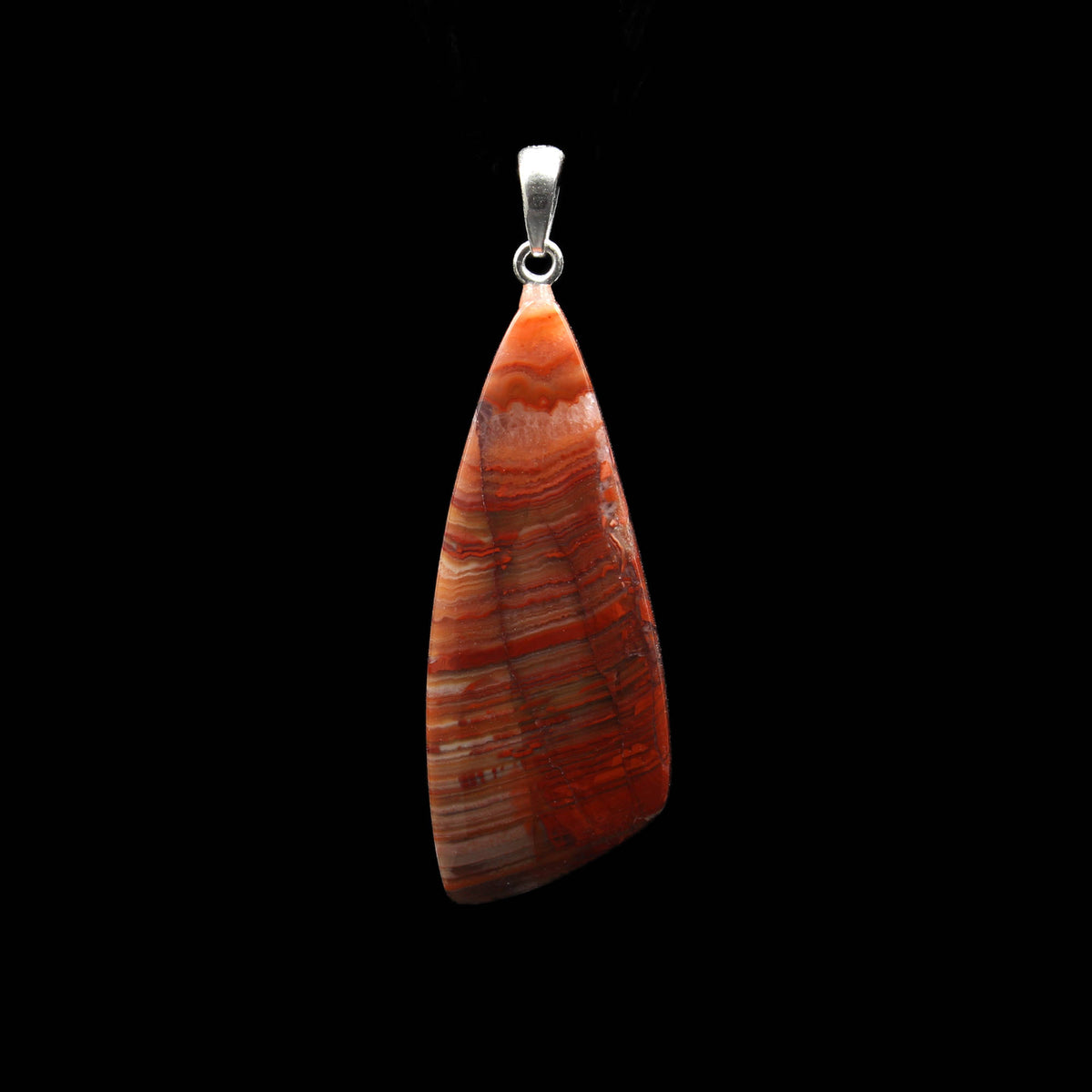 Schlottwitzer Achat Amethyst Anhänger - Handarbeit
