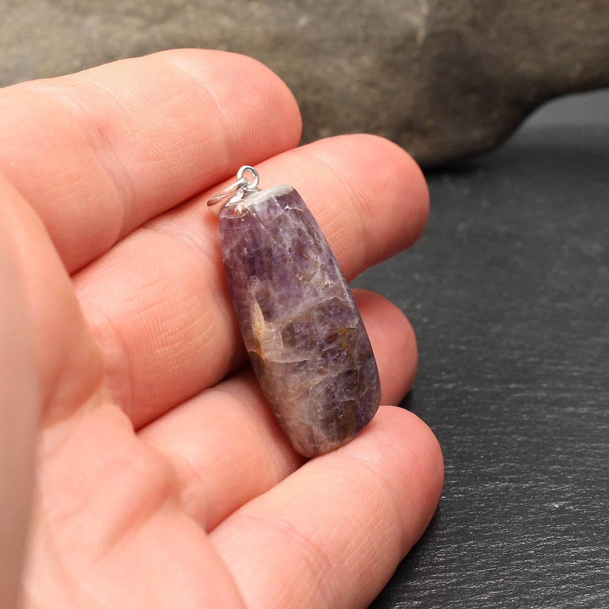 Schlottwitz Amethyst Pendant - Handmade in Germany