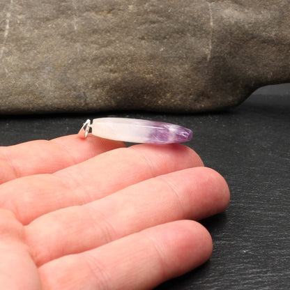 Schlottwitzer Amethyst Anhänger - Handarbeit