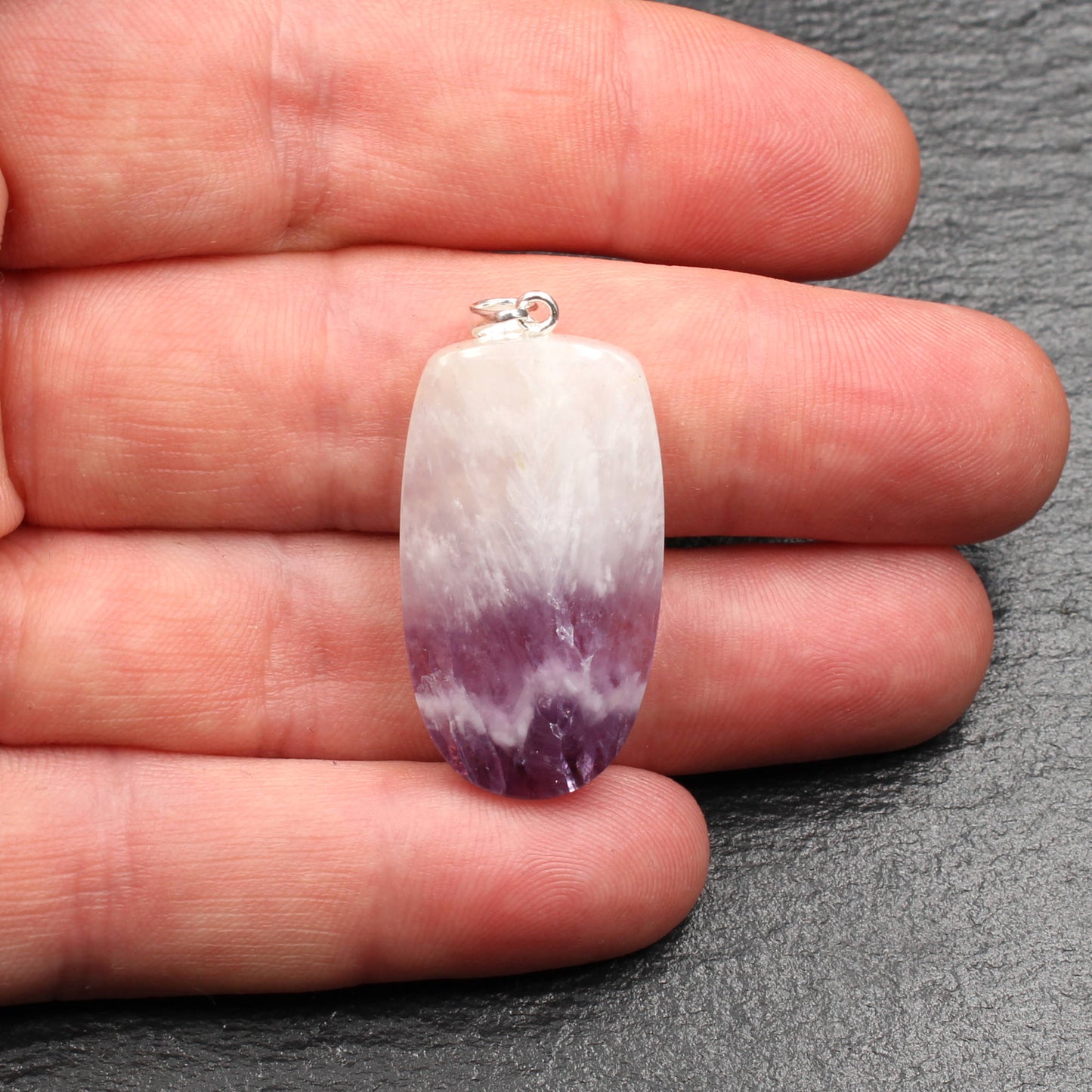 Schlottwitzer Amethyst Anhänger - Handarbeit