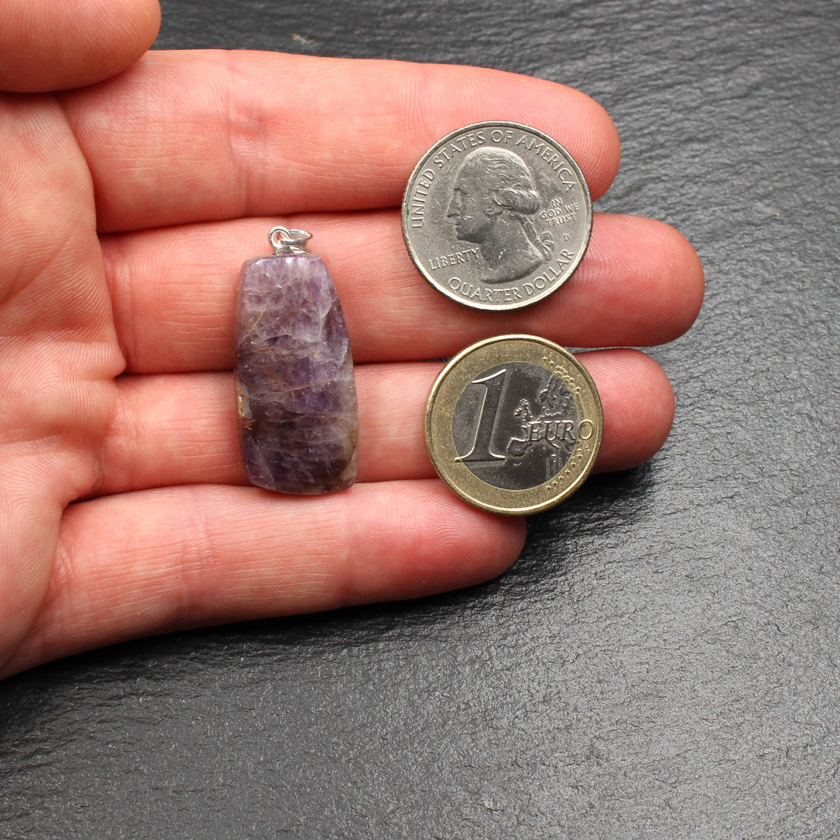 Schlottwitz Amethyst Pendant - Handmade in Germany
