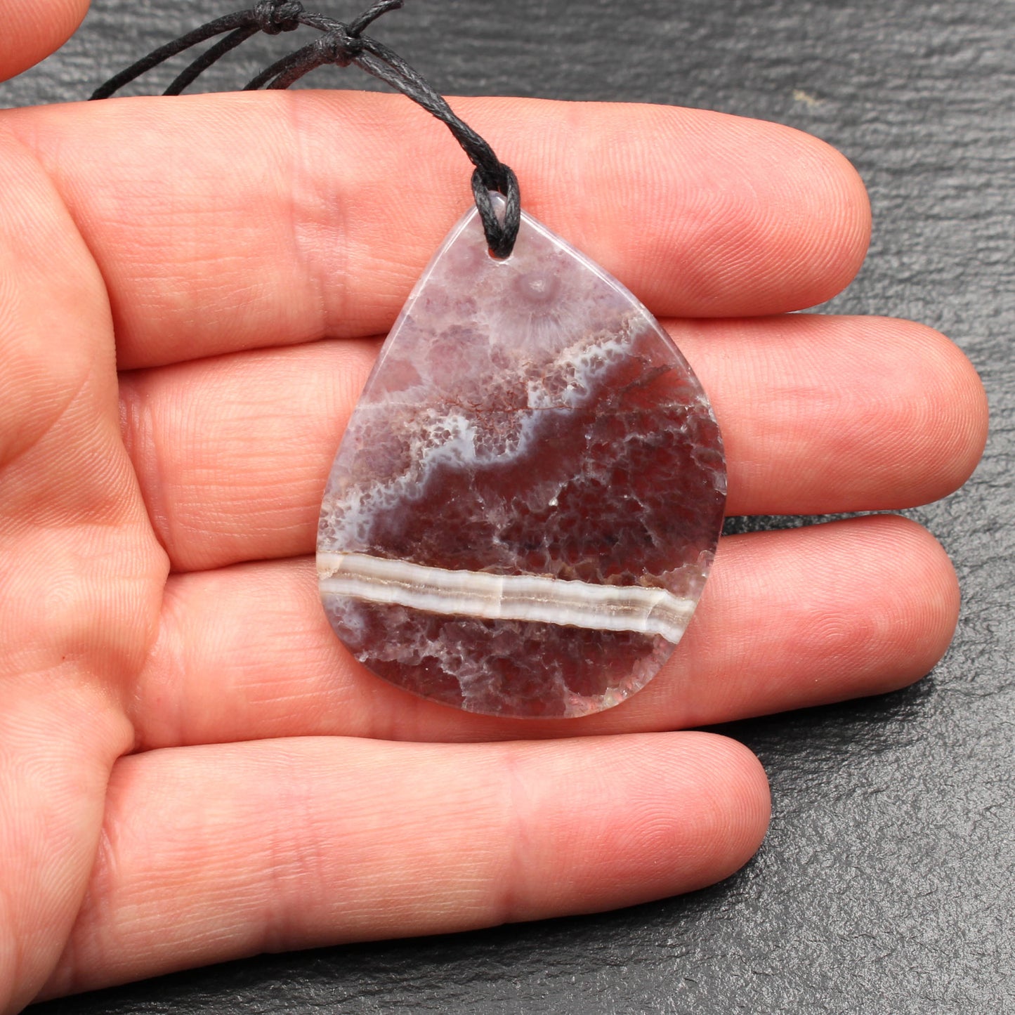 Amethyst Anhänger - Handarbeit aus Deutschland