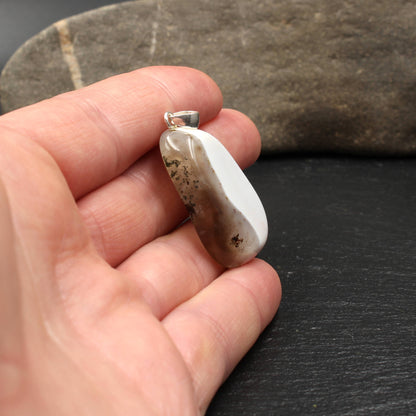 Botswana Agate Pendant - Handmade