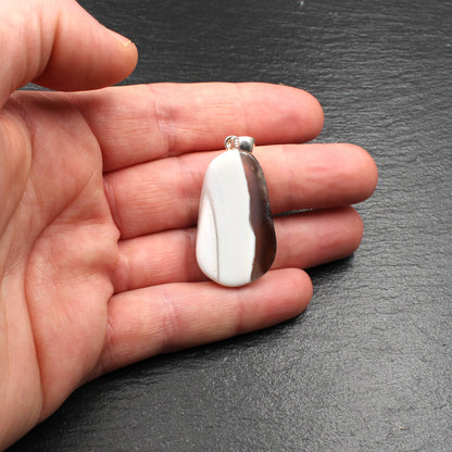 Botswana Agate Pendant - Handmade
