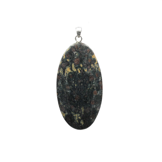 Granatamphibolit Anhänger - Oval