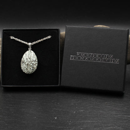 Julier granite pendant - handmade
