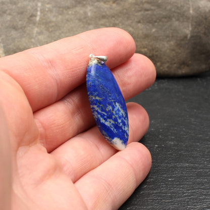 Lapis lazuli pendant - handmade