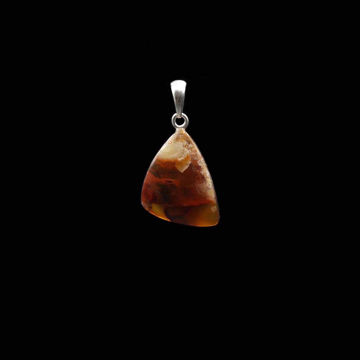 Rhine Agate Pendant - Handmade