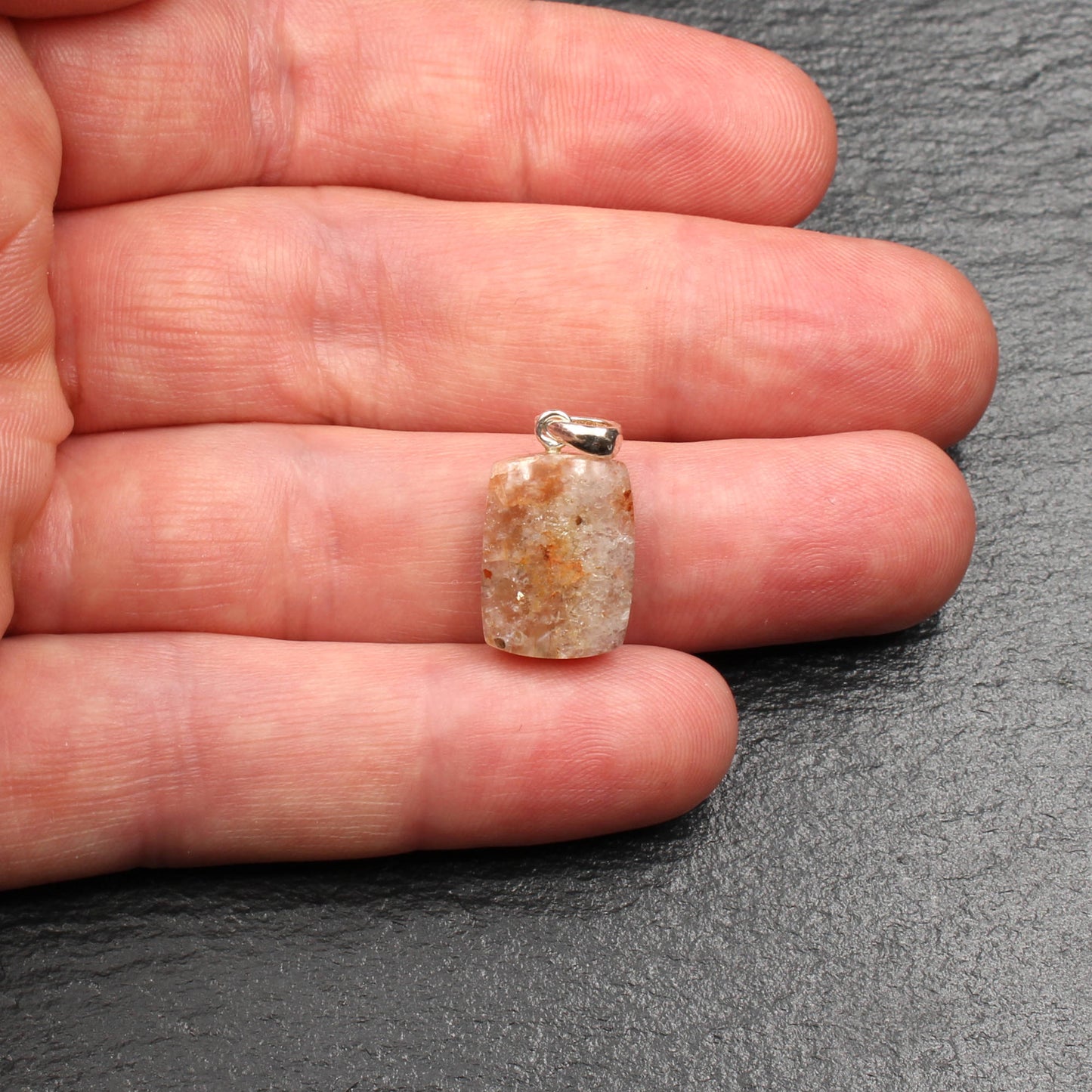 Rhine Agate Pendant - Handmade
