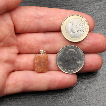 Rhine Agate Pendant - Handmade
