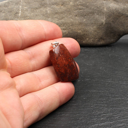 Rhine Jasper Pendant - Handmade