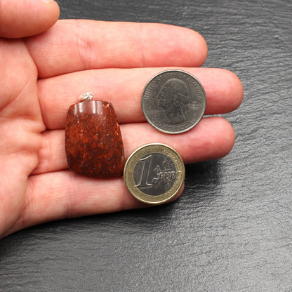 Rhine Jasper Pendant - Handmade