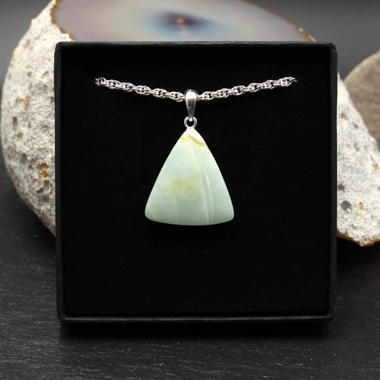 Schottischer Blauer Highland Marmor Anhänger - Handarbeit