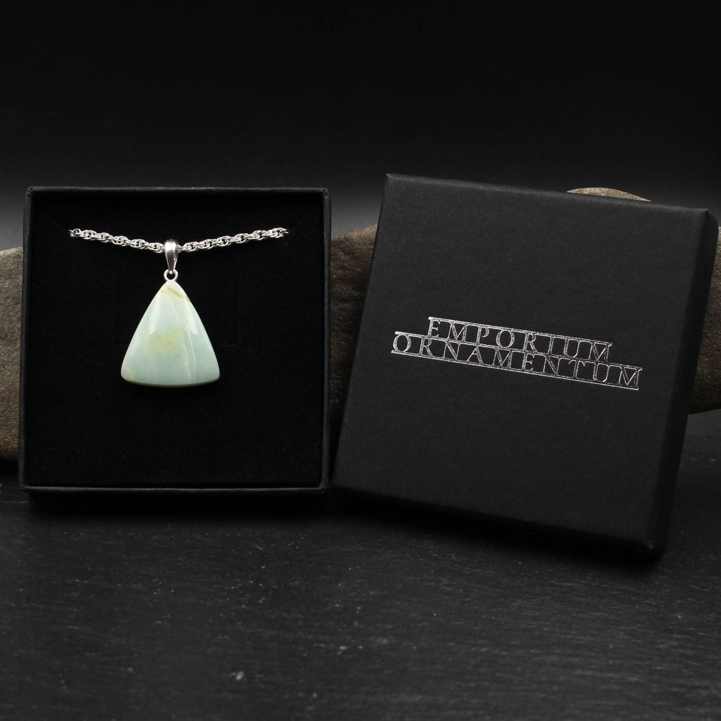 Schottischer Blauer Highland Marmor Anhänger - Handarbeit