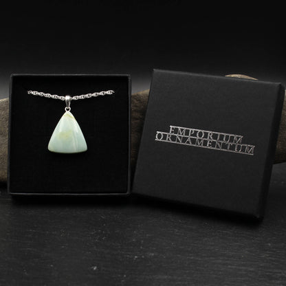 Schottischer Blauer Highland Marmor Anhänger - Handarbeit