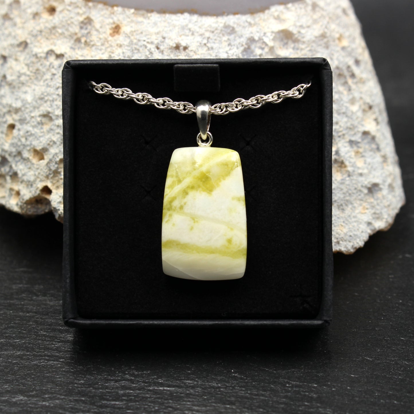 Scottish Highland Marble Pendant - Handmade