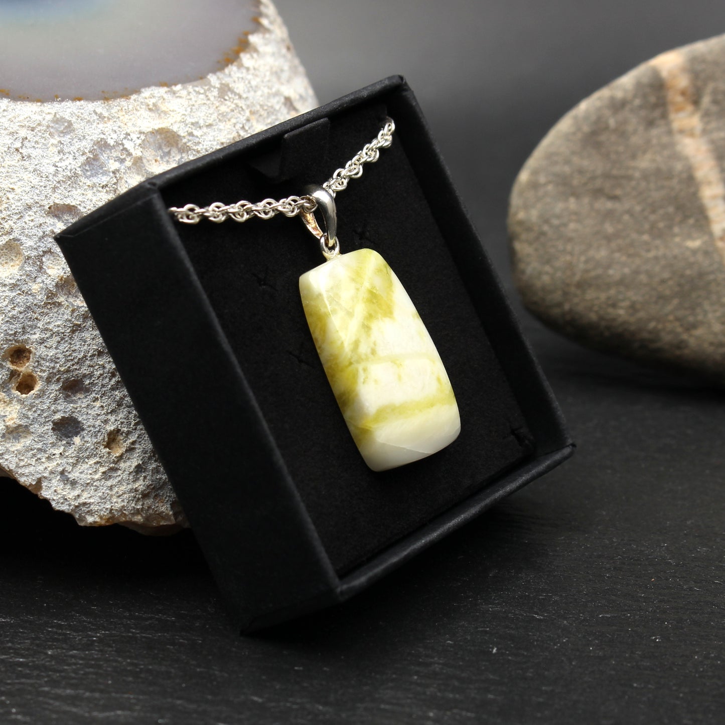 Scottish Highland Marble Pendant - Handmade