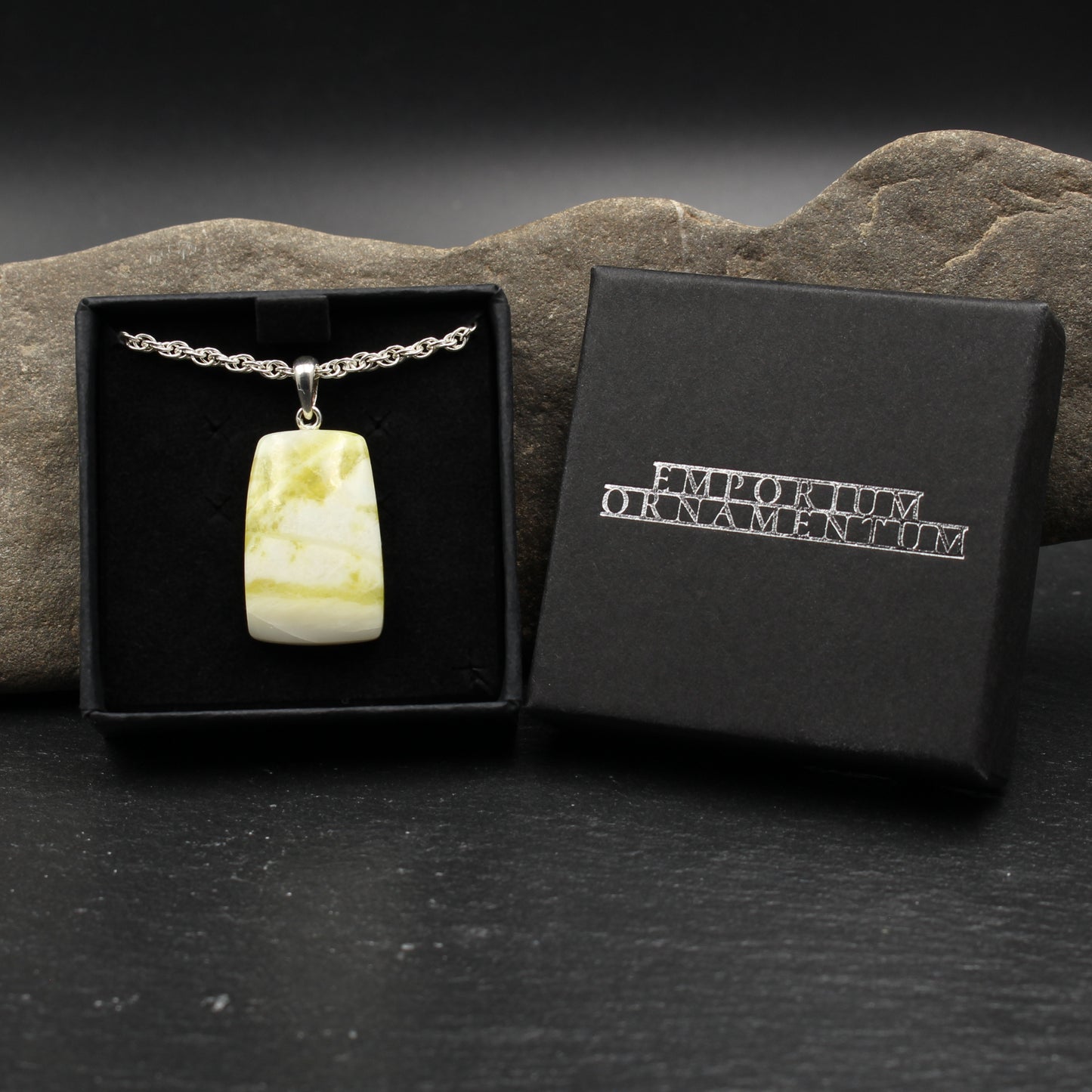 Scottish Highland Marble Pendant - Handmade