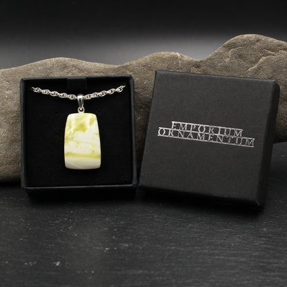 Scottish Highland Marble Pendant - Handmade