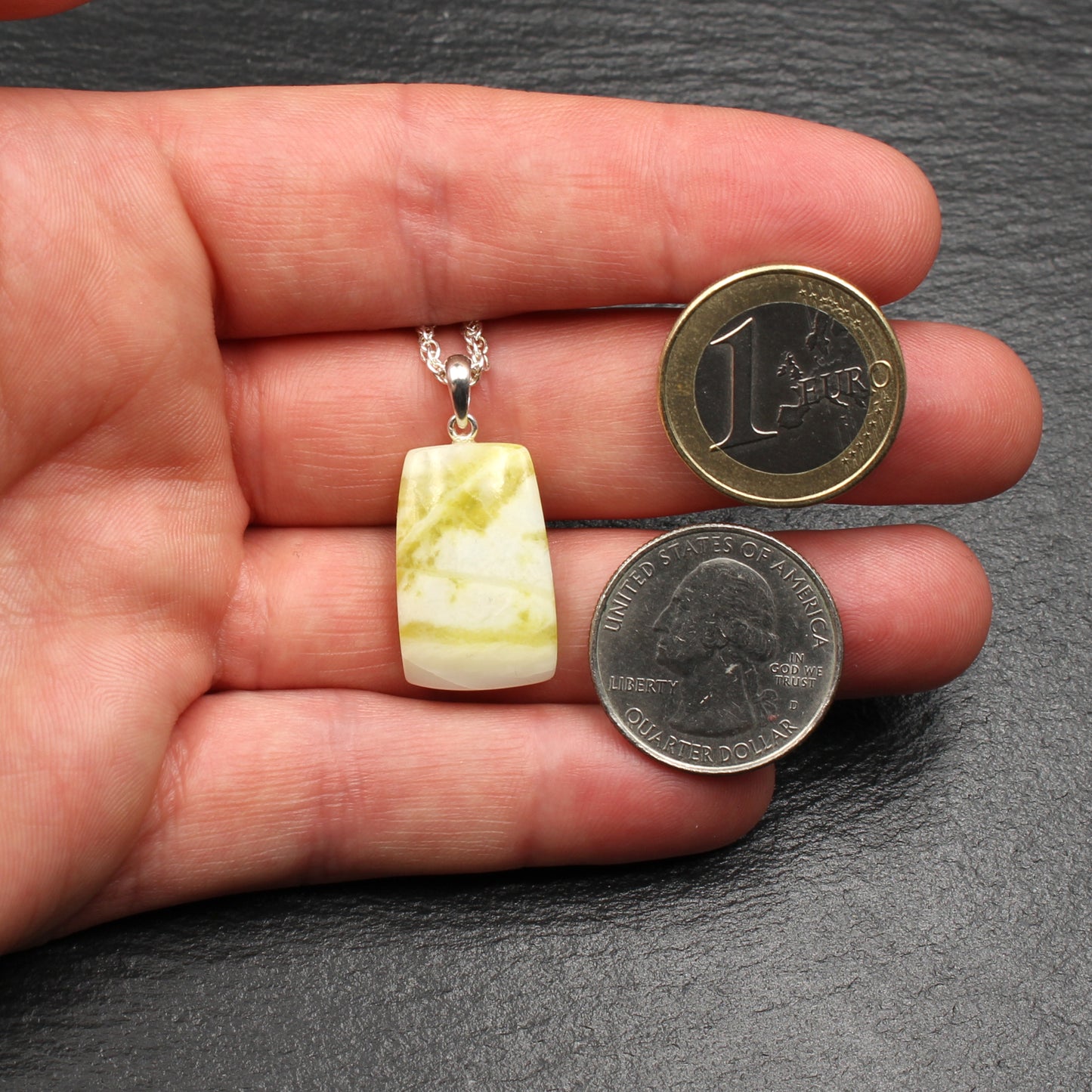 Scottish Highland Marble Pendant - Handmade