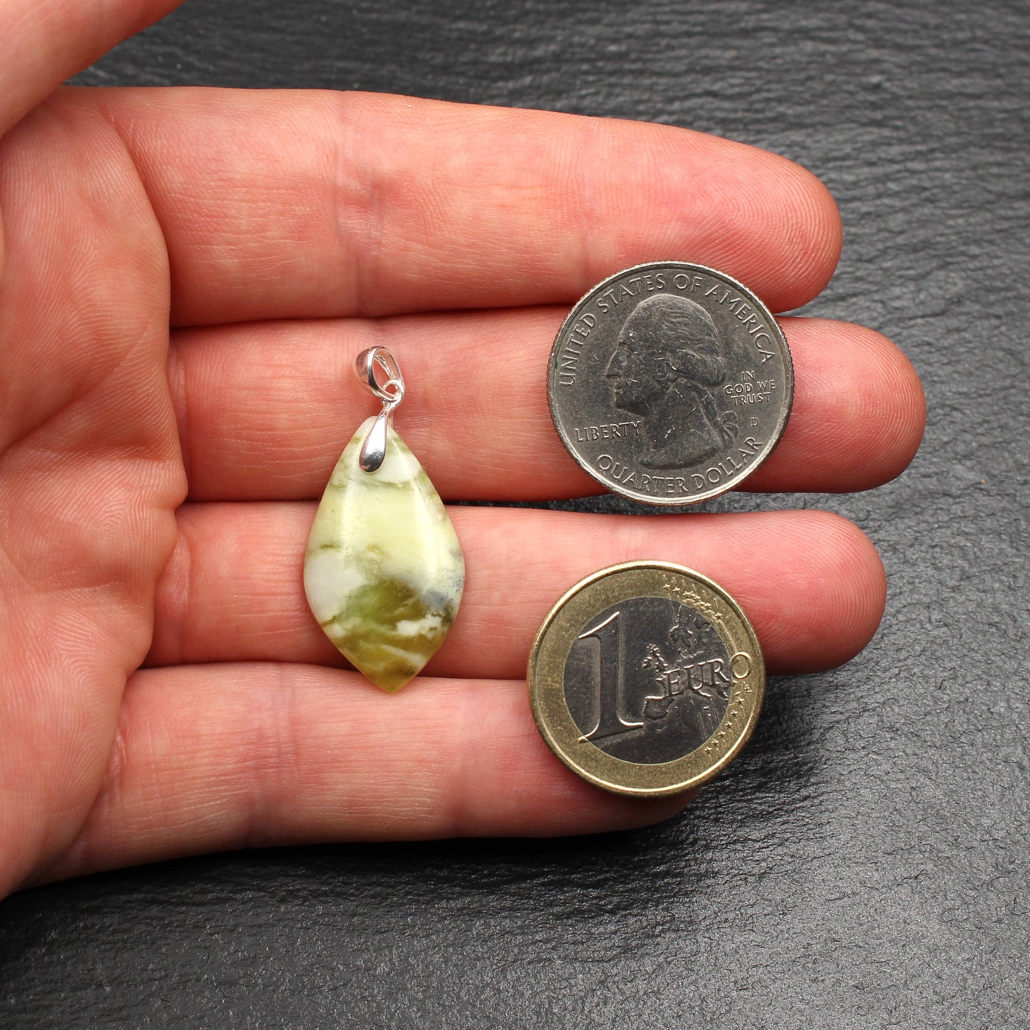 Scottish Highland Marble Pendant - Handmade in Germany