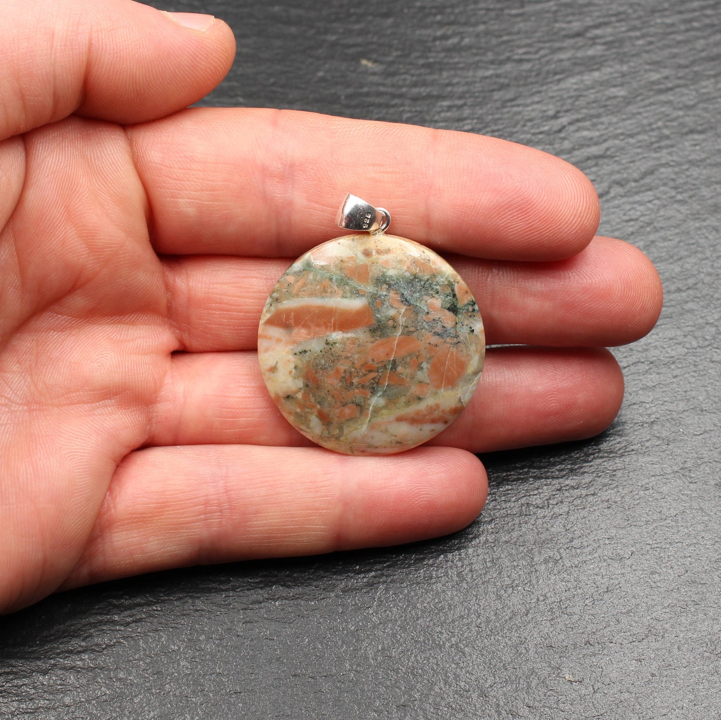 Schwaz Dolomite Pendant - Handmade