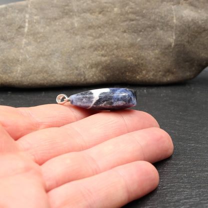 Sodalite pendant - handmade