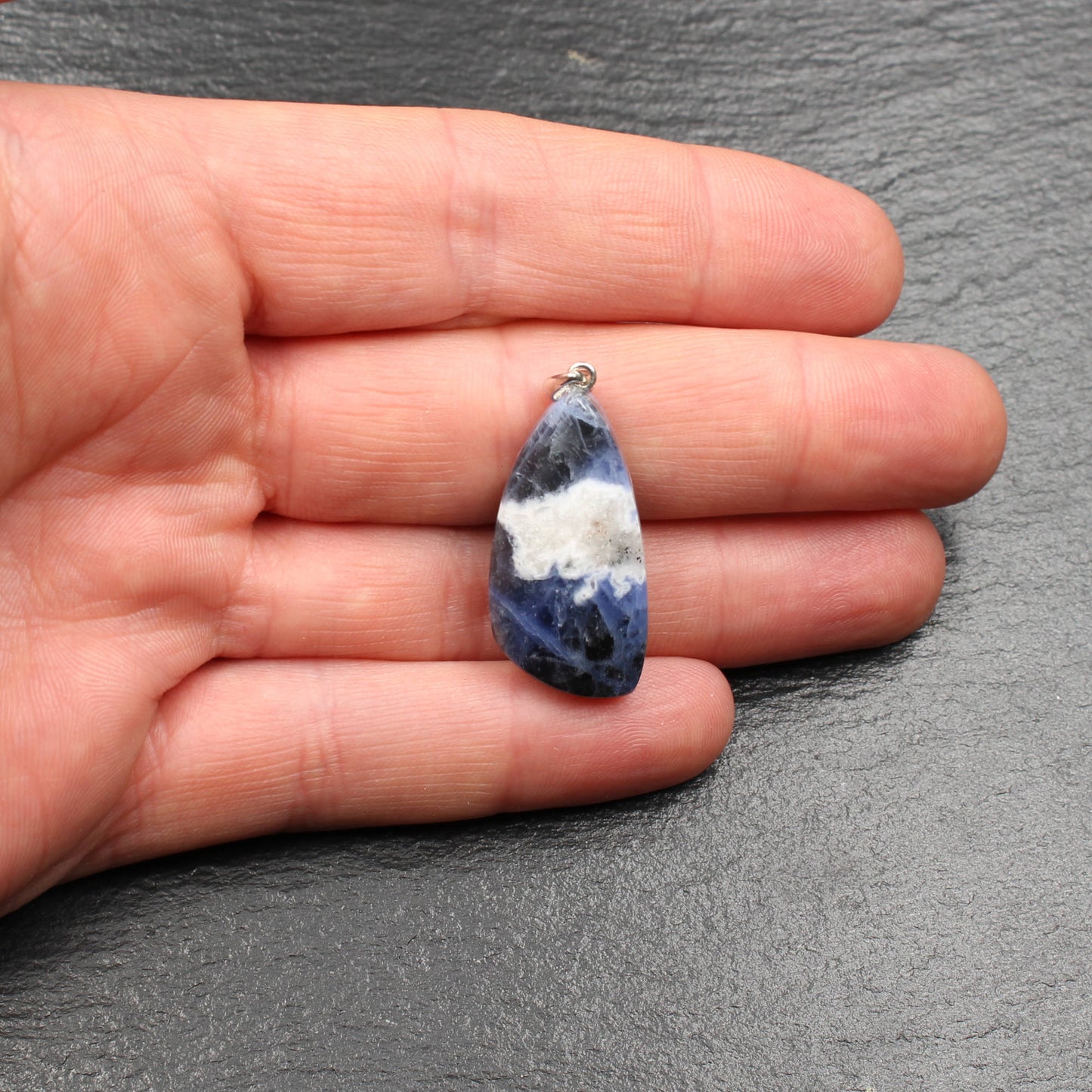 Sodalite pendant - handmade