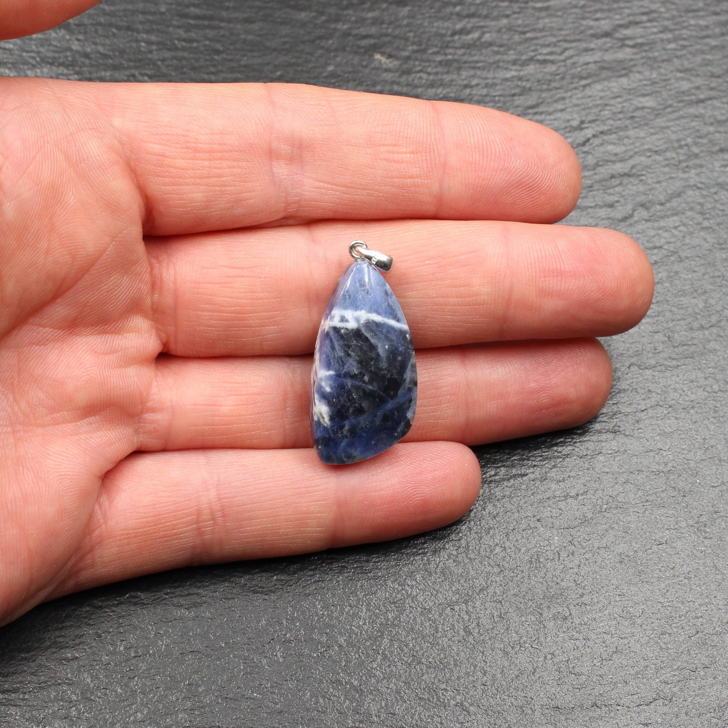 Sodalite pendant - handmade