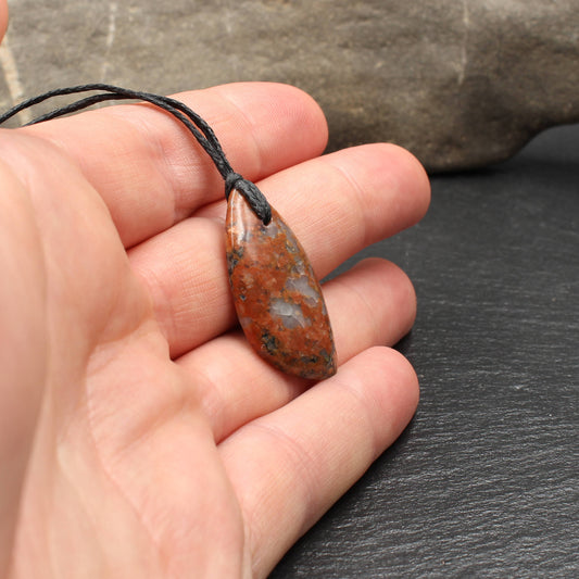 Scottish Lewisian Gneiss Pendant - Handmade