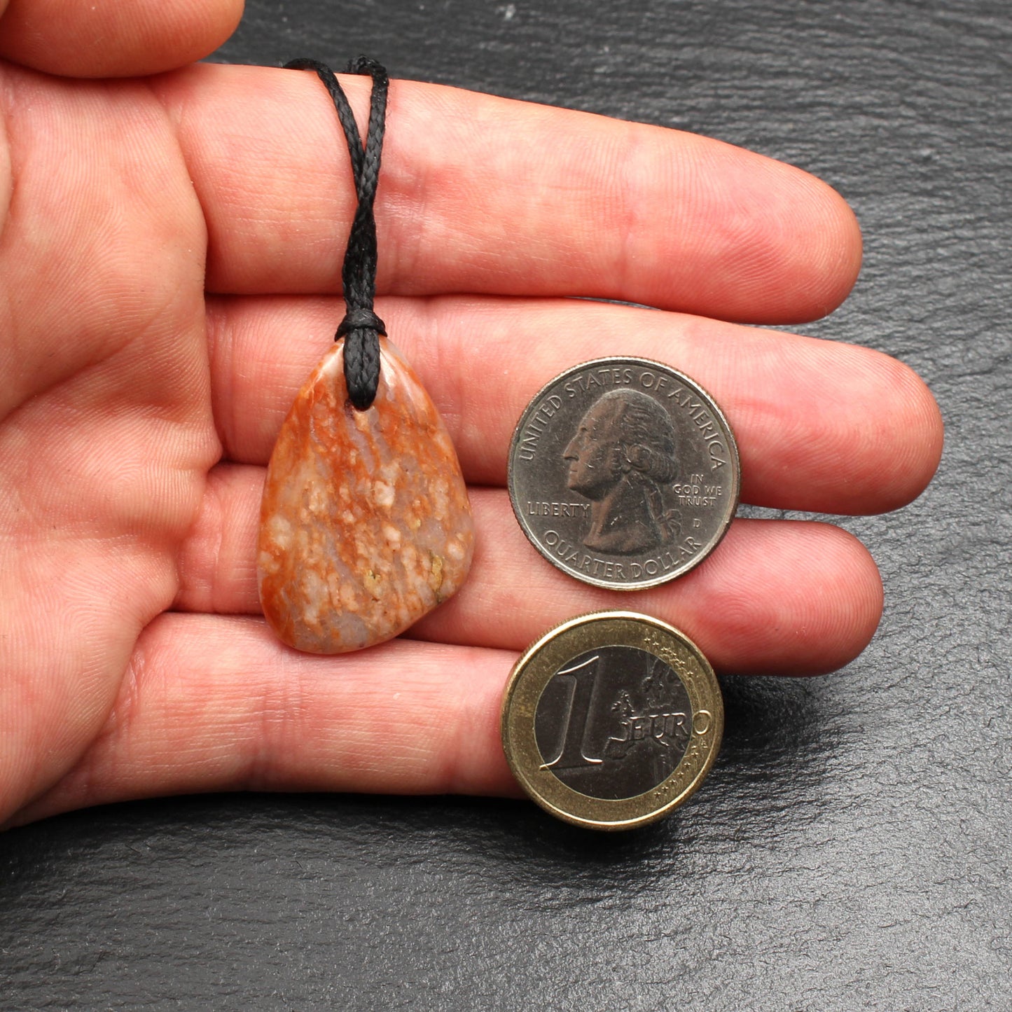 Scottish Lewisian Gneiss Pendant - Handmade