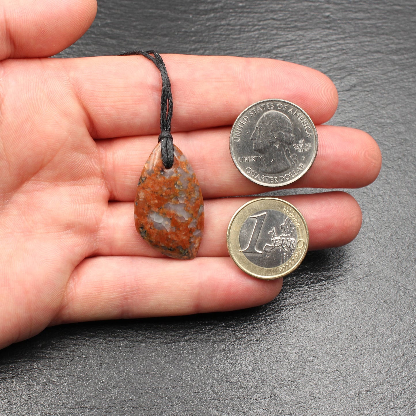 Scottish Lewisian Gneiss Pendant - Handmade