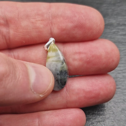 Scottish Skye Marble Pendant - Handmade