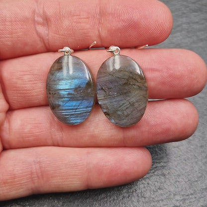 Labradorite earrings - handmade