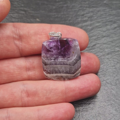 Schlottwitzer Amethyst Anhänger - Handarbeit