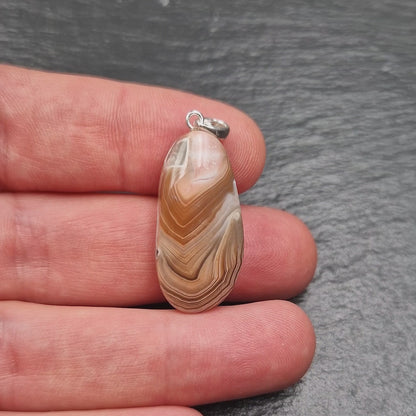 Scottish Agate Pendant - Handmade in Germany