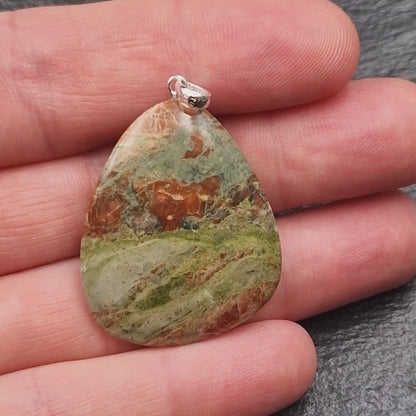 Scottish Lewisian Gneiss Pendant - Handmade in Germany