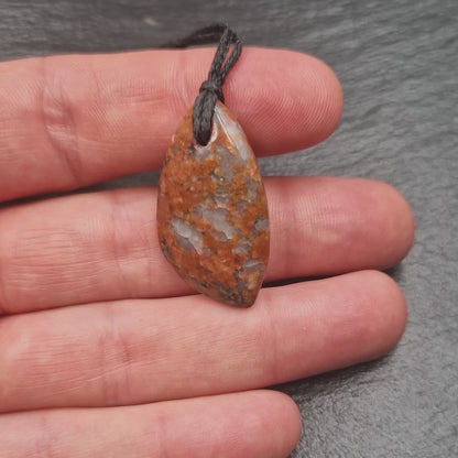 Scottish Lewisian Gneiss Pendant - Handmade