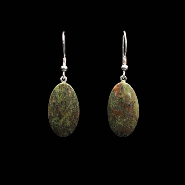 Scottish Lewisian Gneiss Earrings - Handmade