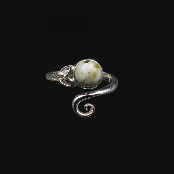 Iona Marmor Keltischer Wirbel Ring - Verstellbar