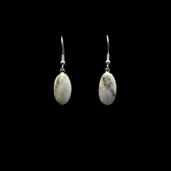 Scottish Iona Marble Earrings - Handmade